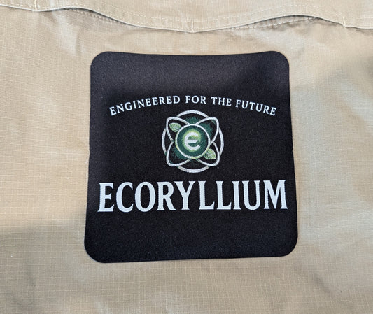 Ark Genesis™ Iron-On Embroidered Patch – Engineered for the Future - Ecoryllium™ Lead-Free Legend Edition (15cm x 15cm)