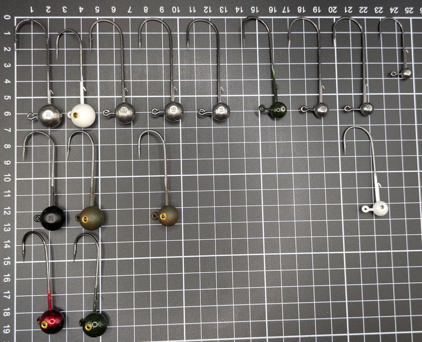 Atlas Stone Jig Heads - 1/4oz (7.0g) (BKK Hooks) - 5 Pack