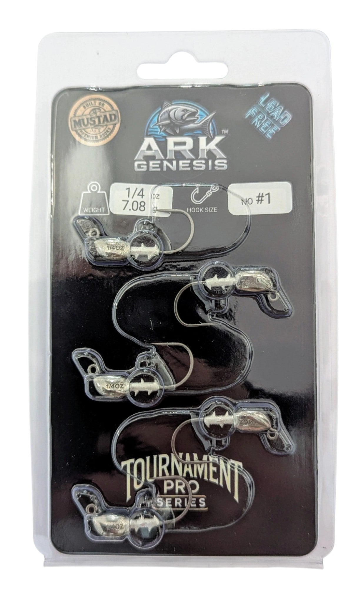 Tournament Pro Jig Heads - 1/4oz (7.1g) (Mustad Hooks) - 5 Pack