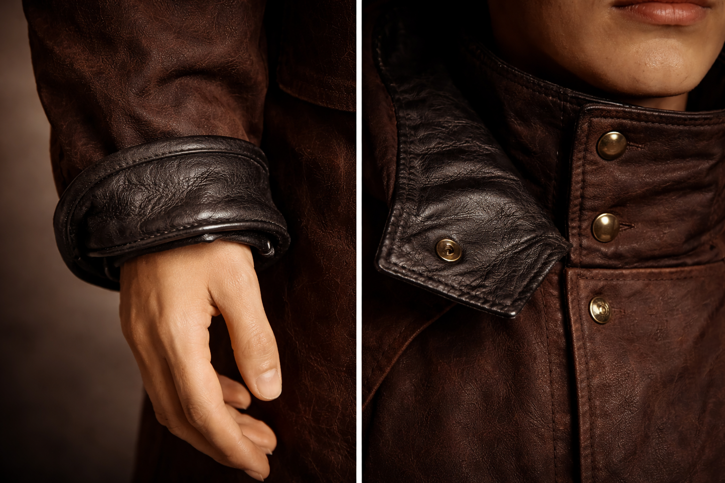 Ironbark Ranger - Short Coat - Oilskin - Dark Brown